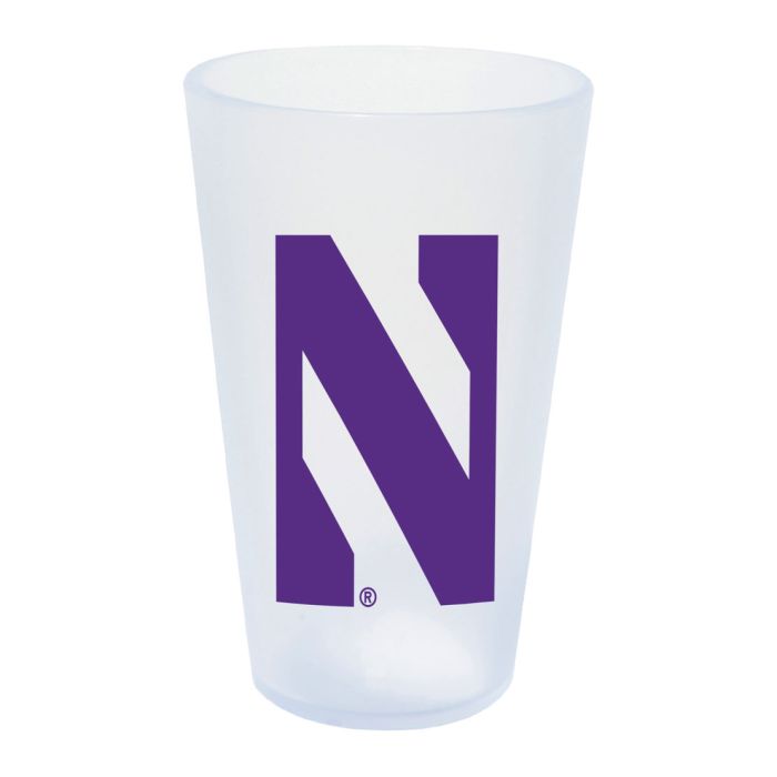 Northwestern Wildcats 14 oz. Tall Beer Glass with Seal Design