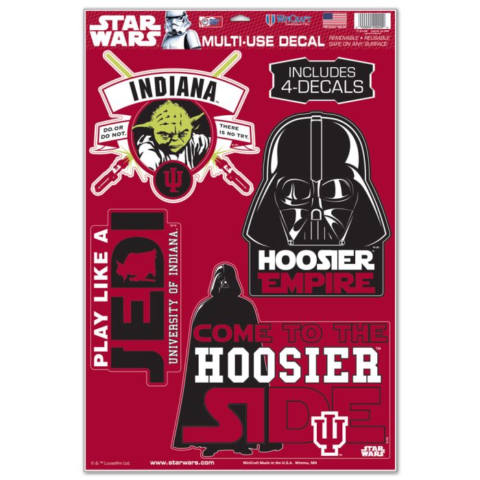 Indiana Hoosiers Star Wars Decal Set – Gameday Spirit Fanstore