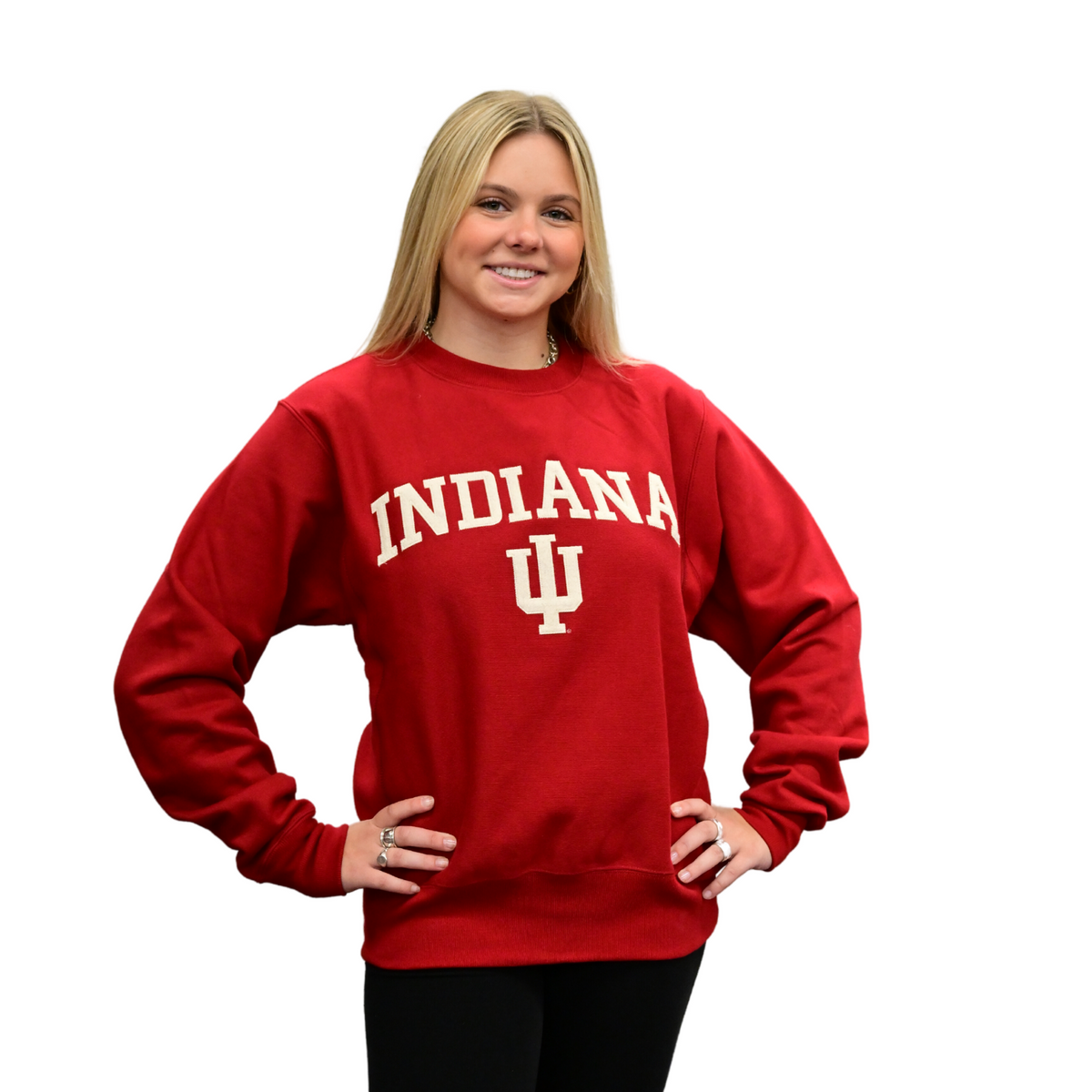 Vintage Indiana Hoosiers Champion Reverse 2024 Weave Crewneck Sweatshirt size small