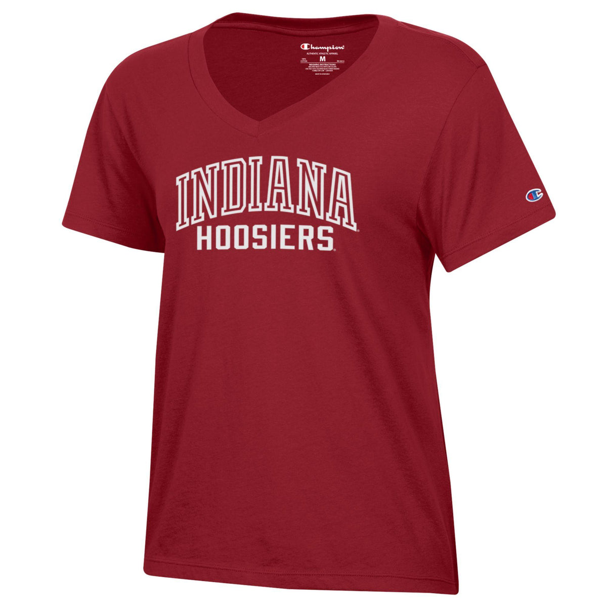 Indiana Hoosiers Women's Champion Red V-Neck Short-Sleeve T-Shirt – Gameday  Spirit Fanstore