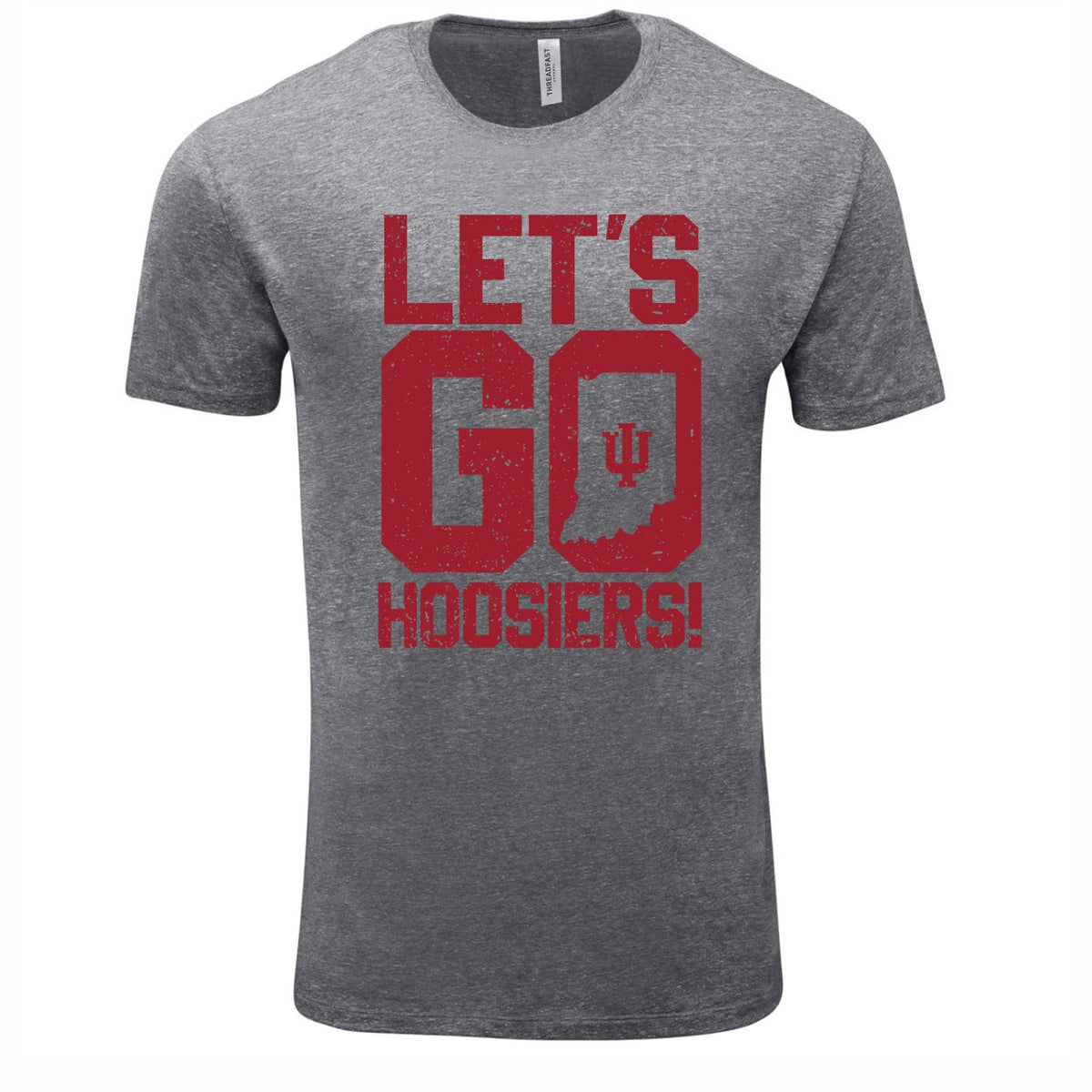 Indiana Hoosiers 'Let's Go Hoosiers' Tee – Gameday Spirit Fanstore