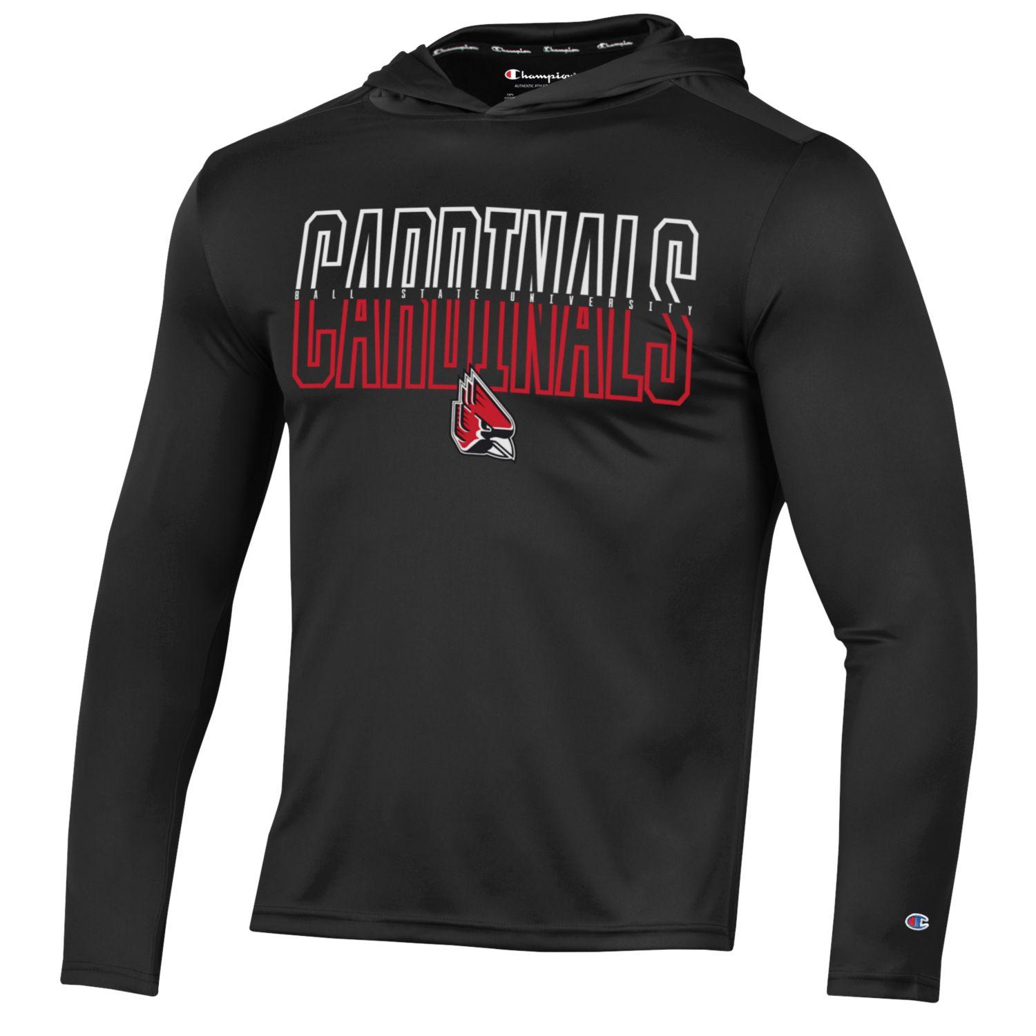 Men's Champion Red Louisville Cardinals Alumni Logo Long Sleeve T-Shirt