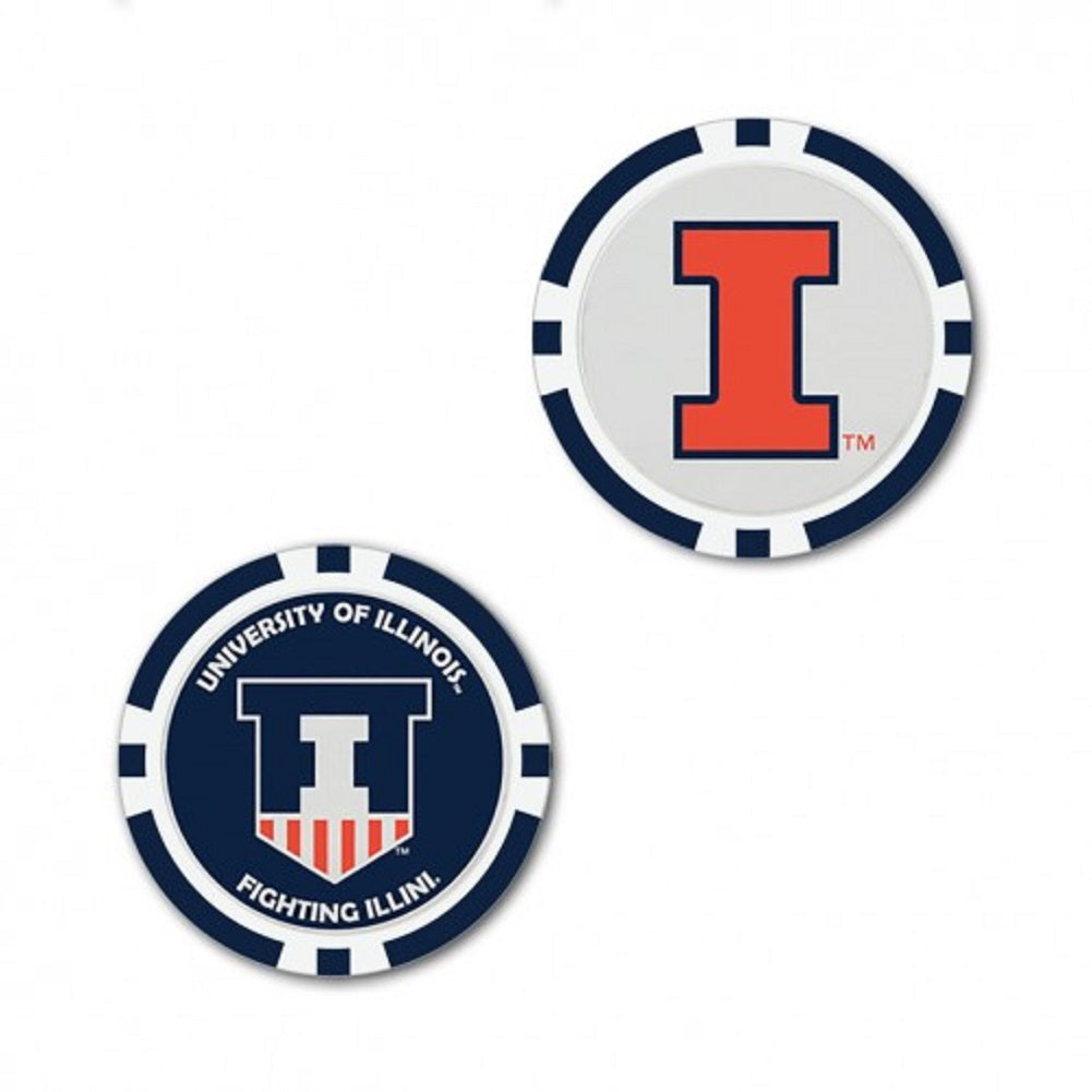 Illinois Fighting Illini Basketball Circle Logo T Shirt - Sport