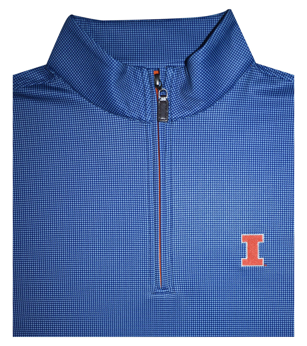 Illinois Fighting Illini Performance Luxury Quarter Zip by Horn Legend