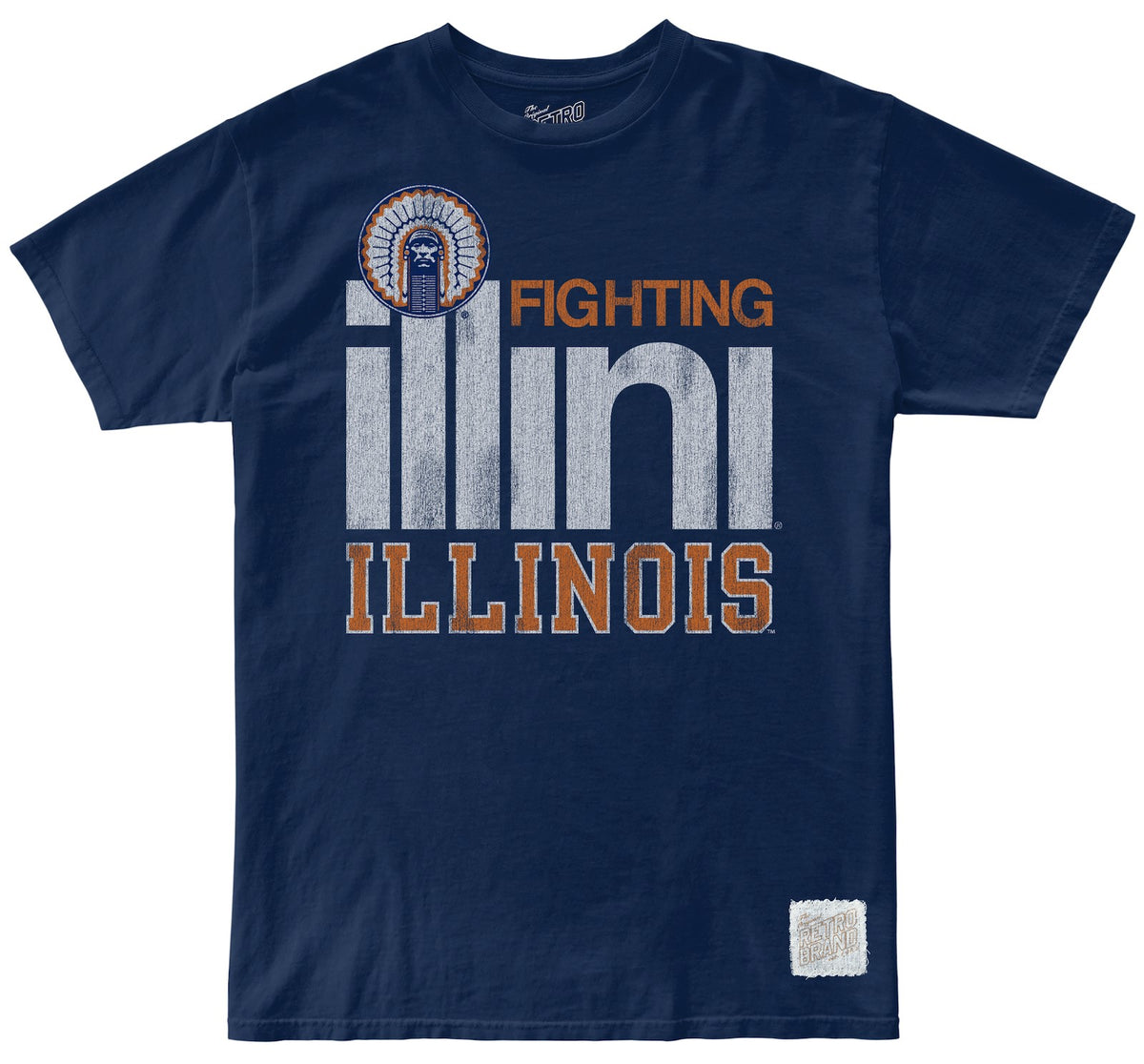 Illinois Fighting Illini: Wordmark Shirt - Illinois Licensed