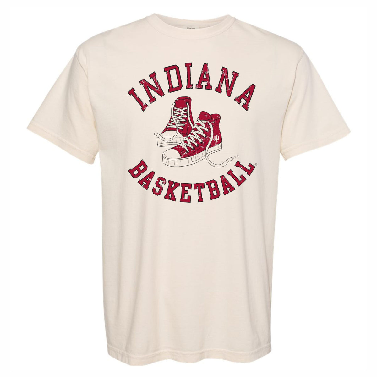 Indiana Hoosiers Basketball Sneakers Tee – Gameday Spirit Fanstore