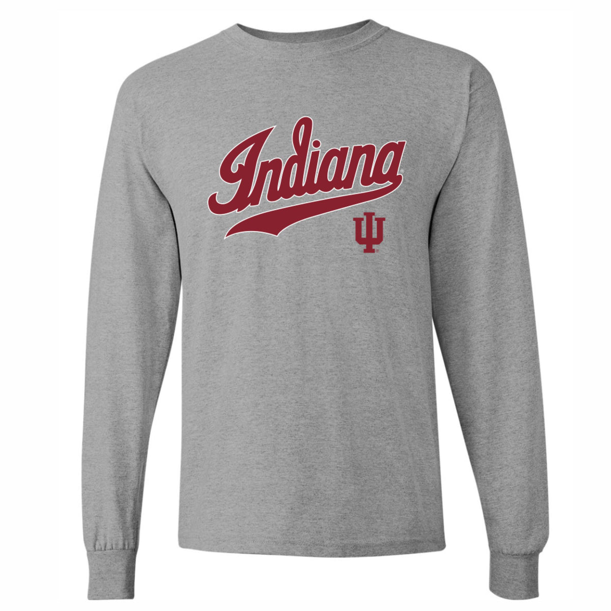 Indiana Hoosiers Men's Script Long-Sleeve Tee – Gameday Spirit Fanstore