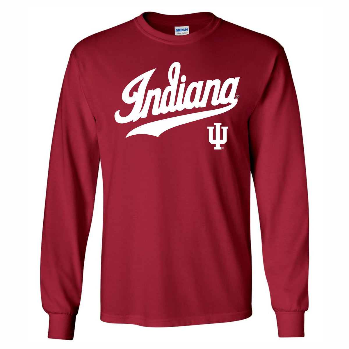 Indiana Hoosiers Men's Script Long-Sleeve Tee – Gameday Spirit Fanstore