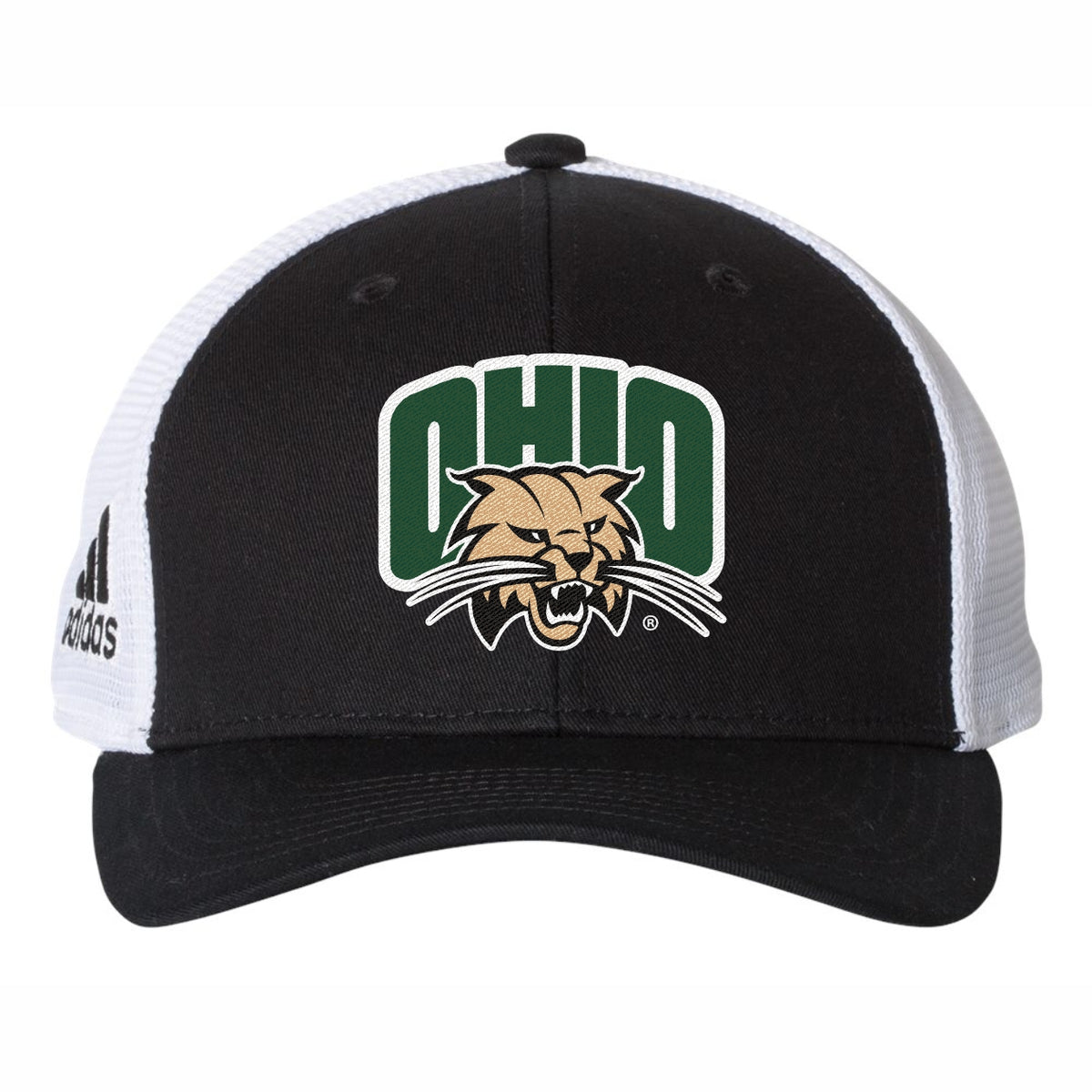 Ohio Bobcats Attack Cat Black Adidas Mesh Hat – Gameday Spirit Fanstore