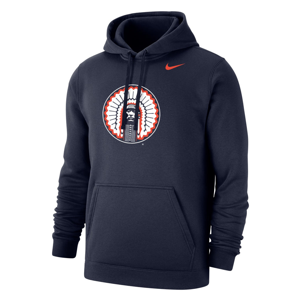 Illinois Chief Hoodie Navy