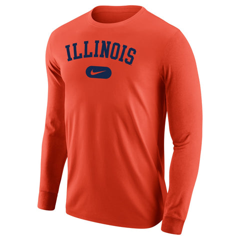 Illinois Fighting Illini Men's Nike Orange Long-Sleeve Tee – Gameday ...