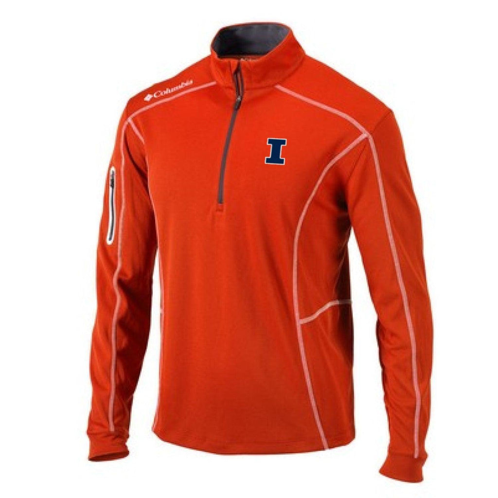 Illinois Fighting Illini Columbia Golf Fighting Illini Omniwick Quarter Zip