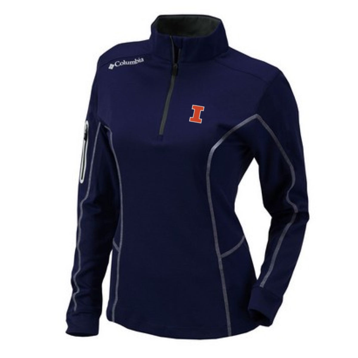 Illinois Fighting Illini Women's Columbia Shotgun Omni-WICK 1/4-Zip ...