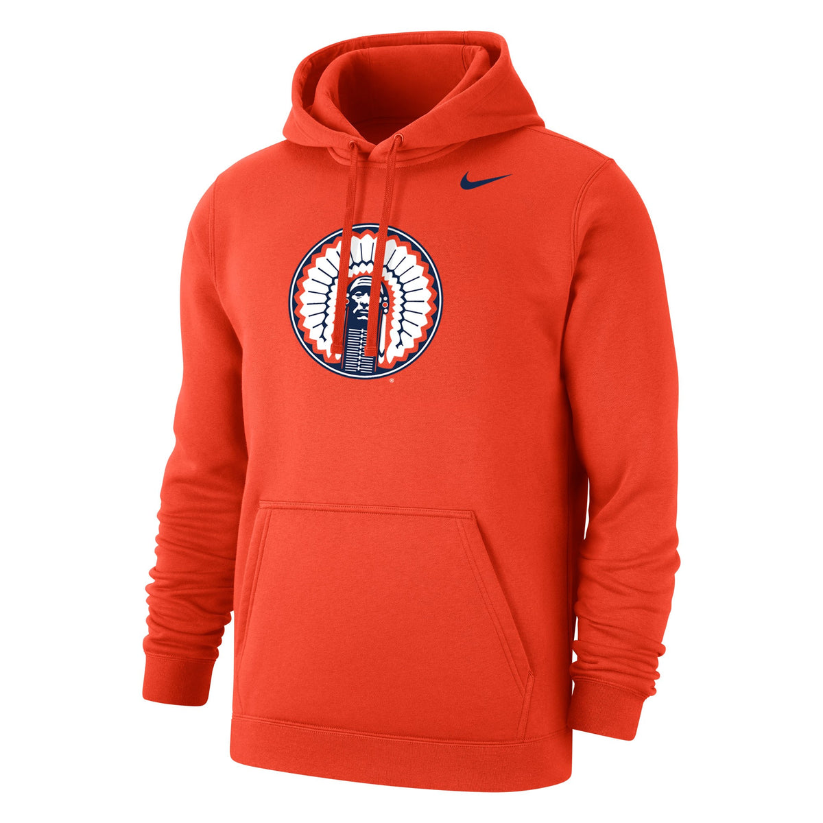 Illinois Fighting Illini Men's Nike Chief Fleece Pullover Hoodie ...