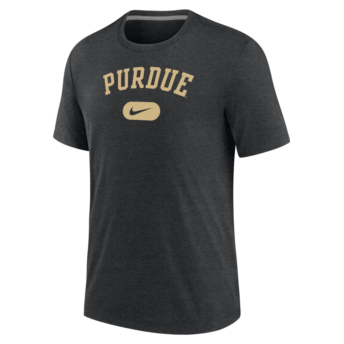 Purdue Boilermakers Men's Nike Black Triblend Short-Sleeve T-Shirt ...