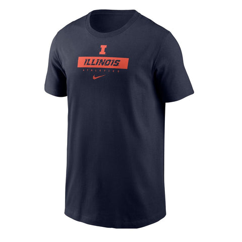 Illinois Fighting Illini Youth Nike Team Issue Logo Short-Sleeve T-Shirt