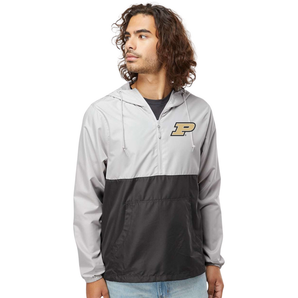 Mens Gear For Sports Pullover Windbreaker Purdue Embroidered SZ XL Black 25W retailer 27L