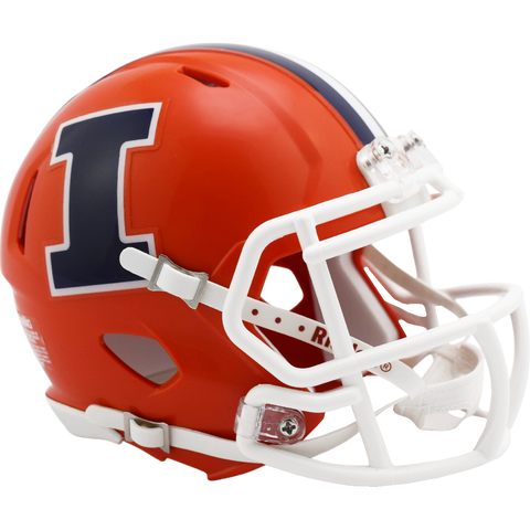 Illinois Fighting Illini Orange Mini Replica Football Helmet