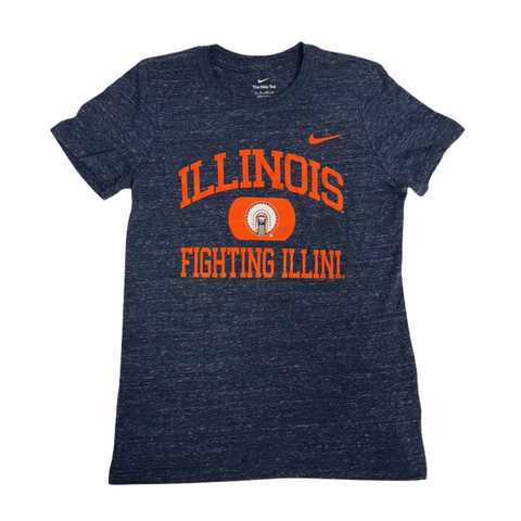 Illinois Fighting Illini Women's Nike Chief Pill Logo Short-Sleeve T-Shirt